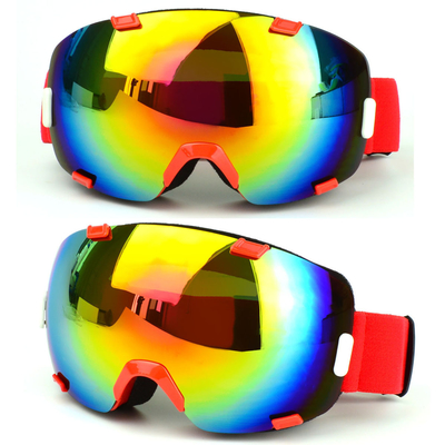 China Skibrille mit UV-Schutz und vollen Gesichtsdeckung Doppel-PC-Spiegellinsen fournisseur