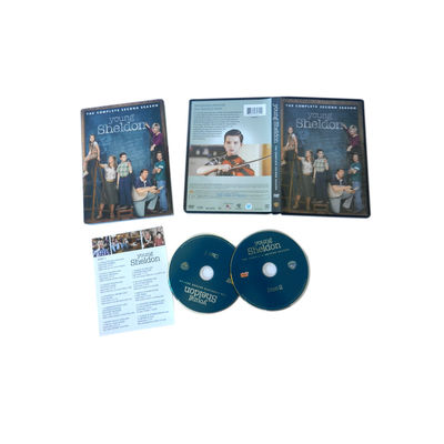 China Kundenspezifischer DVD-Guckkastenbühne-Amerika-Film die komplette Reihe junger Sheldon Season 2 fournisseur