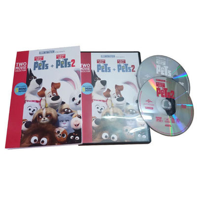 China Kundenspezifischer DVD-Guckkastenbühne-Amerika-Film die komplette Reihe das geheime Leben von Haustieren 1-2 fournisseur