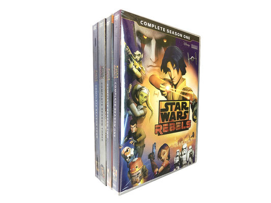 China Kundenspezifischer DVD-Guckkastenbühne-Amerika-Film die komplette Reihen-Star Wars-Rebellen 1-4 fournisseur