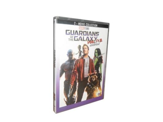 China Kundenspezifischer DVD-Guckkastenbühne-Amerika-Film die komplette Reihen-Wächter der Galaxie Vol.1-2 2DVD fournisseur
