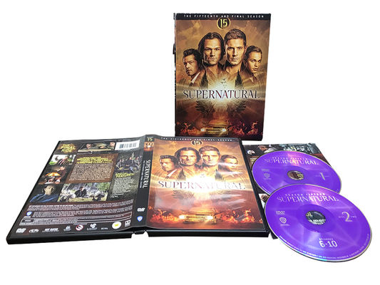 Kundenspezifischer DVD-Guckkastenbühne-Amerika-Film die komplette Reihe SUPERNATURAL15 fournisseur