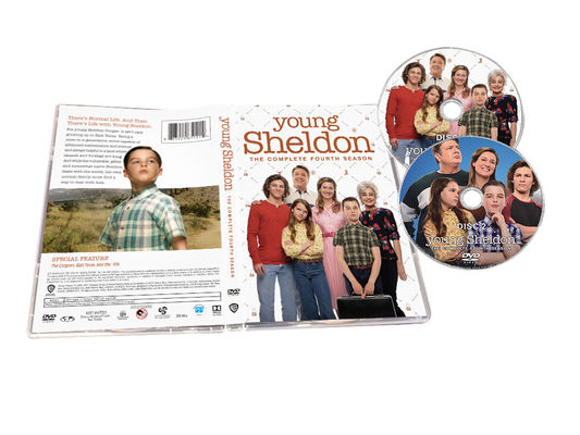 Kundenspezifischer DVD-Guckkastenbühne-Amerika-Film die komplette Reihe junge Sheldon-Jahreszeit 4 fournisseur