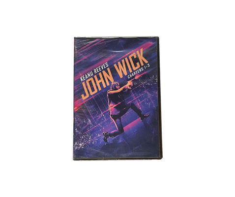 Kundenspezifischer DVD-Guckkastenbühne-Amerika-Film die komplette Reihe John Wick 1-3 3dvd fournisseur