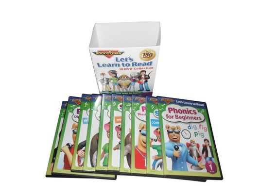 Kundenspezifischer DVD-Guckkastenbühne-Amerika-Film die komplette Reihe ließ uns lernen, 10DVD zu lesen fournisseur
