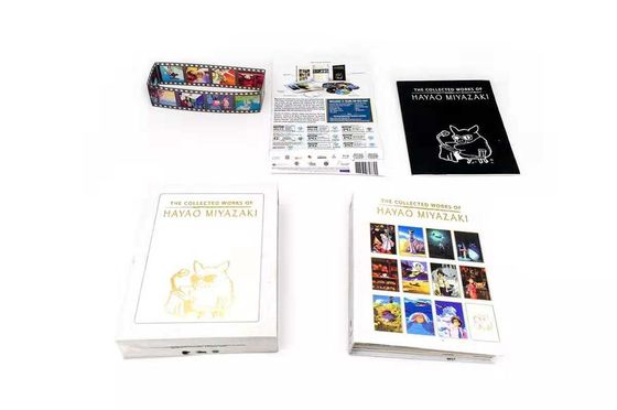 Kundenspezifischer DVD-Guckkastenbühne-Amerika-Film die komplette Reihe, welche die Sammlung von Hayao Miyazaki 12BD bearbeitet fournisseur
