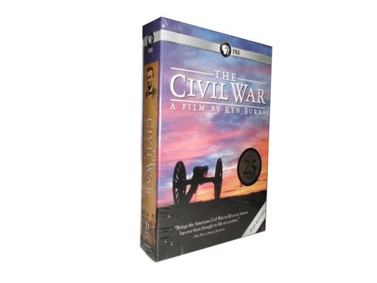 Kundenspezifischer DVD-Guckkastenbühne-Amerika-Film die komplette Reihe Ken Burns: Die Bürgerkrieg-25. Jubiläumsausgabe fournisseur