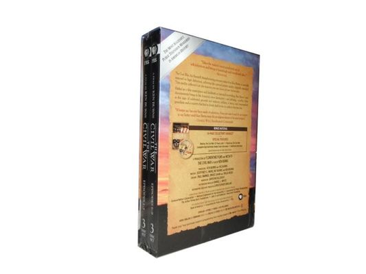 Kundenspezifischer DVD-Guckkastenbühne-Amerika-Film die komplette Reihe Ken Burns: Die Bürgerkrieg-25. Jubiläumsausgabe fournisseur