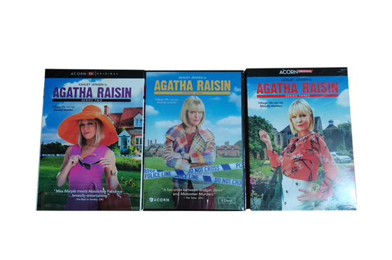 Kundenspezifischer DVD-Guckkastenbühne-Amerika-Film die komplette Reihe Agatha Raisin Season 1-3 fournisseur