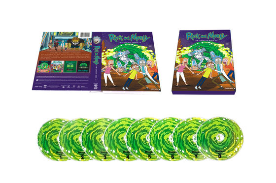 Kundenspezifischer DVD-Guckkastenbühne-Amerika-Film die komplette Reihe Rick und Morty Season 1-4 fournisseur
