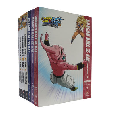 Kundenspezifischer DVD-Guckkastenbühne-Amerika-Film die komplette Reihe Dragon Ball Z Kai Season 1-7 28DVD fournisseur