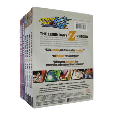 Kundenspezifischer DVD-Guckkastenbühne-Amerika-Film die komplette Reihe Dragon Ball Z Kai Season 1-7 28DVD fournisseur