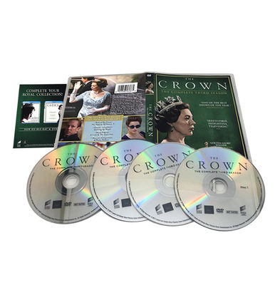 Kundenspezifischer DVD-Guckkastenbühne-Amerika-Film die komplette Reihe die Kronen-Jahreszeit 3 fournisseur