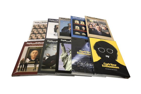 Kundenspezifischer DVD-Guckkastenbühne-Amerika-Film die komplette Reihen-Beschränkung Ihr Enthusiasm1-10 fournisseur