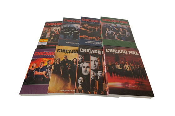 Kundenspezifischer DVD-Guckkastenbühne-Amerika-Film die komplette Reihen-Chicago-Feuer-Jahreszeit 1-8 fournisseur