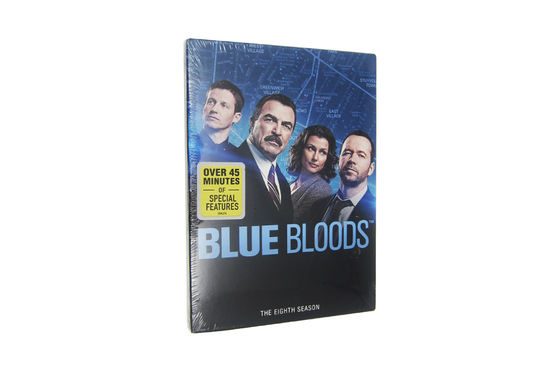 Kundenspezifischer DVD-Guckkastenbühne-Amerika-Film das komplette Reihen-blaue Blut würzen 8 fournisseur