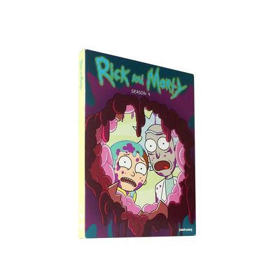 Kundenspezifischer DVD-Guckkastenbühne-Amerika-Film die komplette Reihe Rick und Morty Season 4 fournisseur