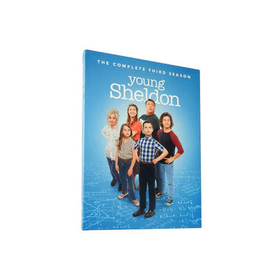 Kundenspezifischer DVD-Guckkastenbühne-Amerika-Film die komplette Reihe junge Sheldon-Jahreszeit 3 fournisseur