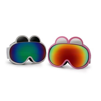 Ski Google Für Kinder PC Spiegel Linsen Magnet Randlos Ersatz Große zylindrische kann UV-Schneebrille blockieren