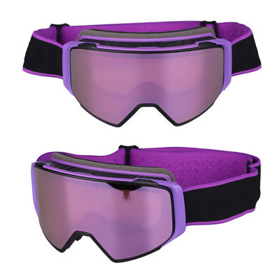 Ski Google PC Spiegel Linse Schneebrille Vollrahmen-Skibrille Ski-Ausrüstung Brille Außen doppelter Anti-FO