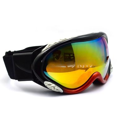 Ski Google PC Spiegel Linse Schneebrille Vollrahmen-Skibrille Ski-Ausrüstung Brille Außen doppelter Anti-FO