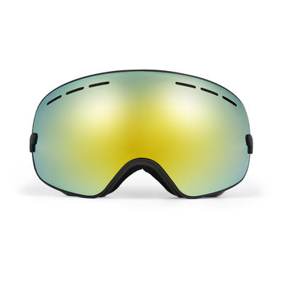 Ski Google PC Spiegel Linse Schneebrille Vollrahmen-Skibrille Ski-Ausrüstung Brille Außen doppelter Anti-FO